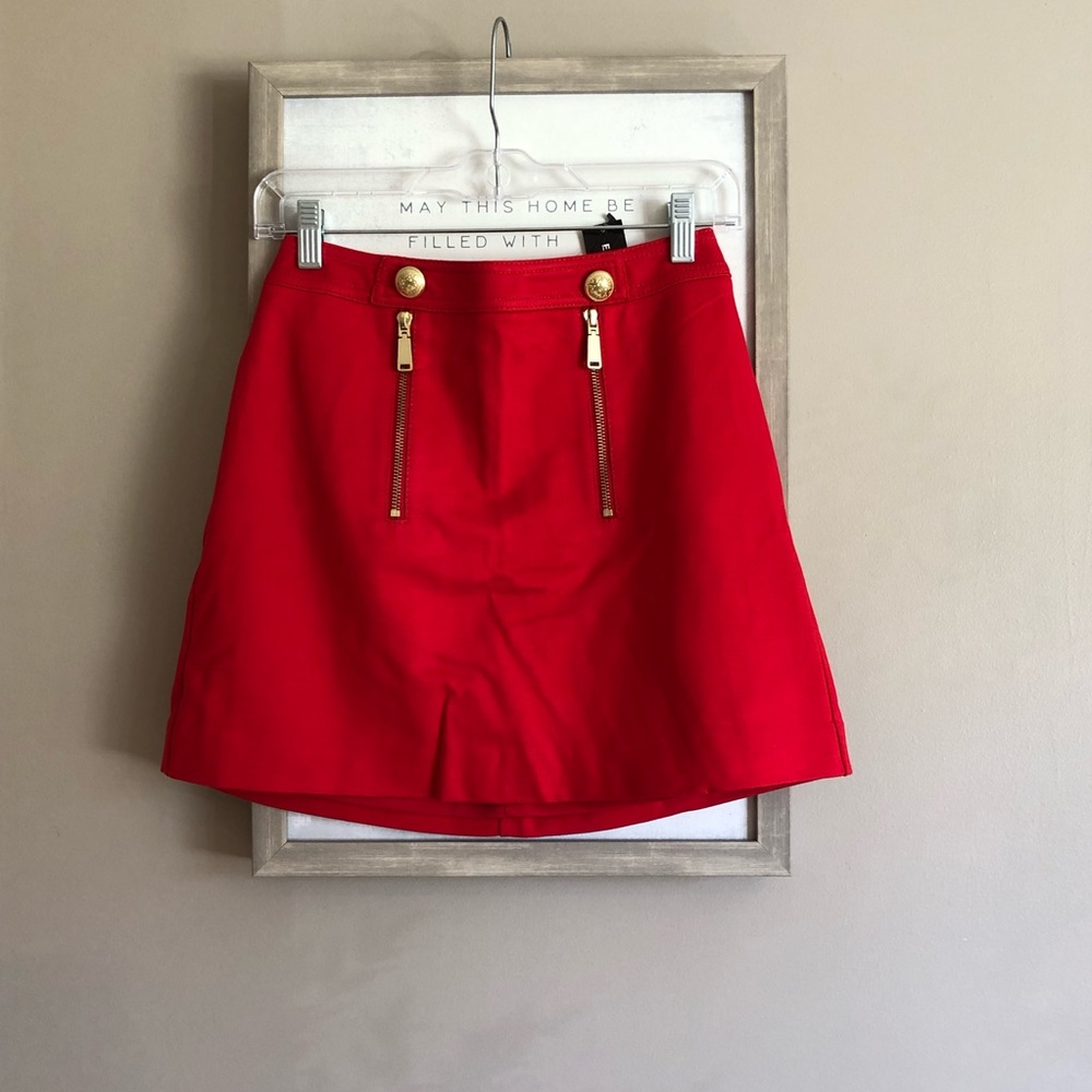 Express Red Skirt